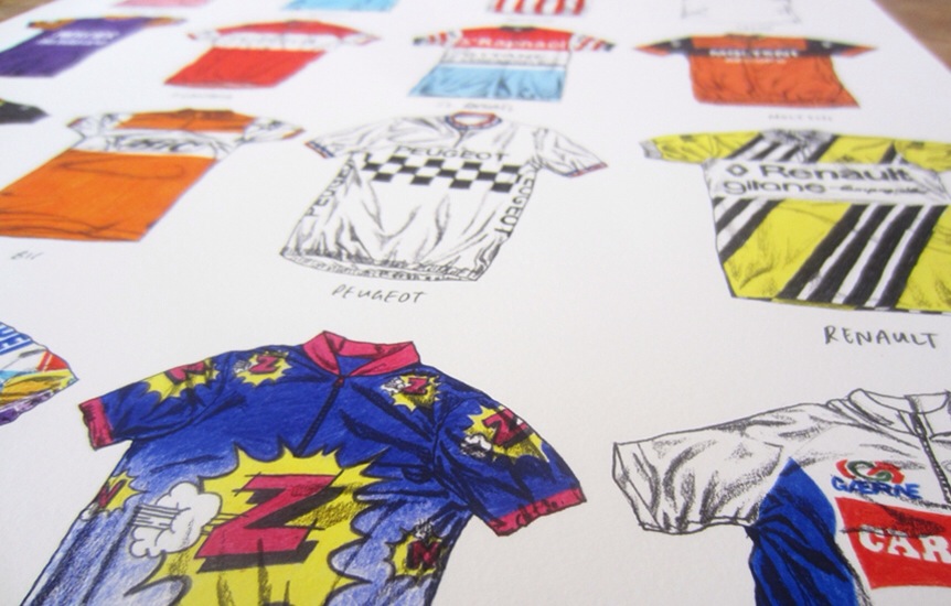 Poster Boys – Cycling Jersey Prints Rouleur and David Sparshott | Massif Blog